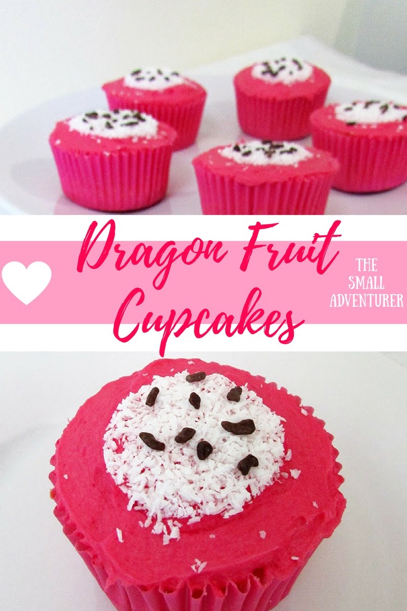 Dragon Fruit Cupcakes for National Cake Day The Small Adventurer