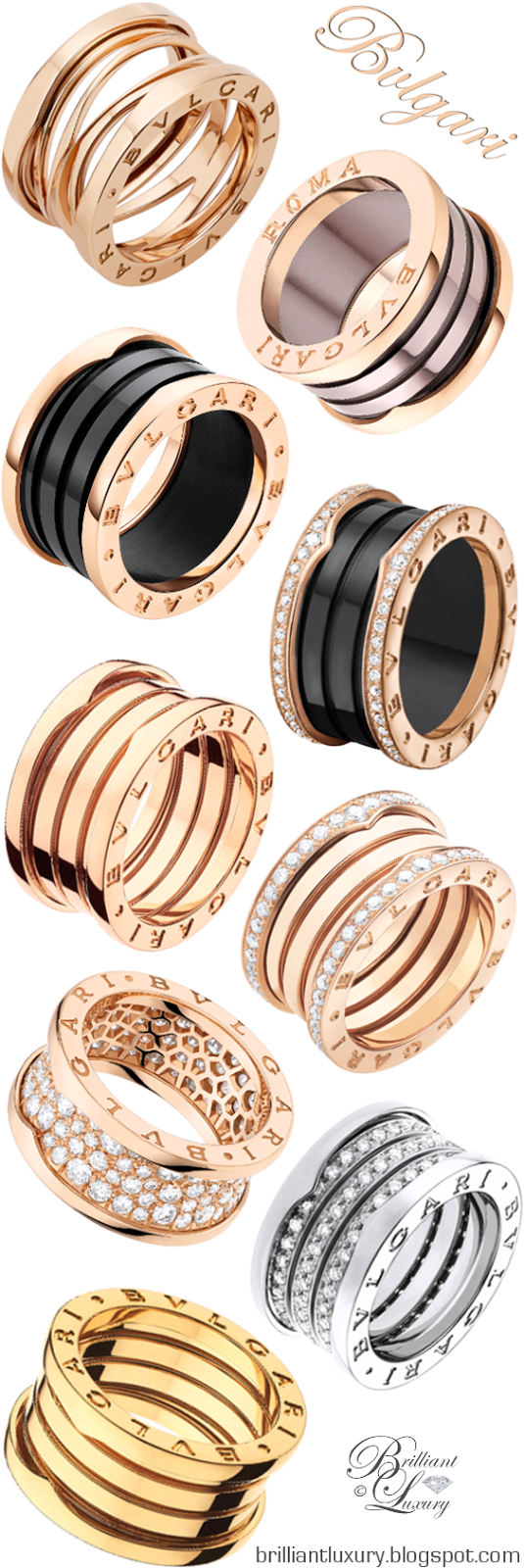 Brilliant Luxury ♦ Bvlgari B.Zero1 Rings UDATED