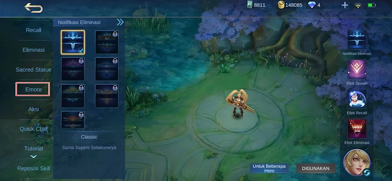 How to Install Battle Emote in Latest Mobile Legends 3