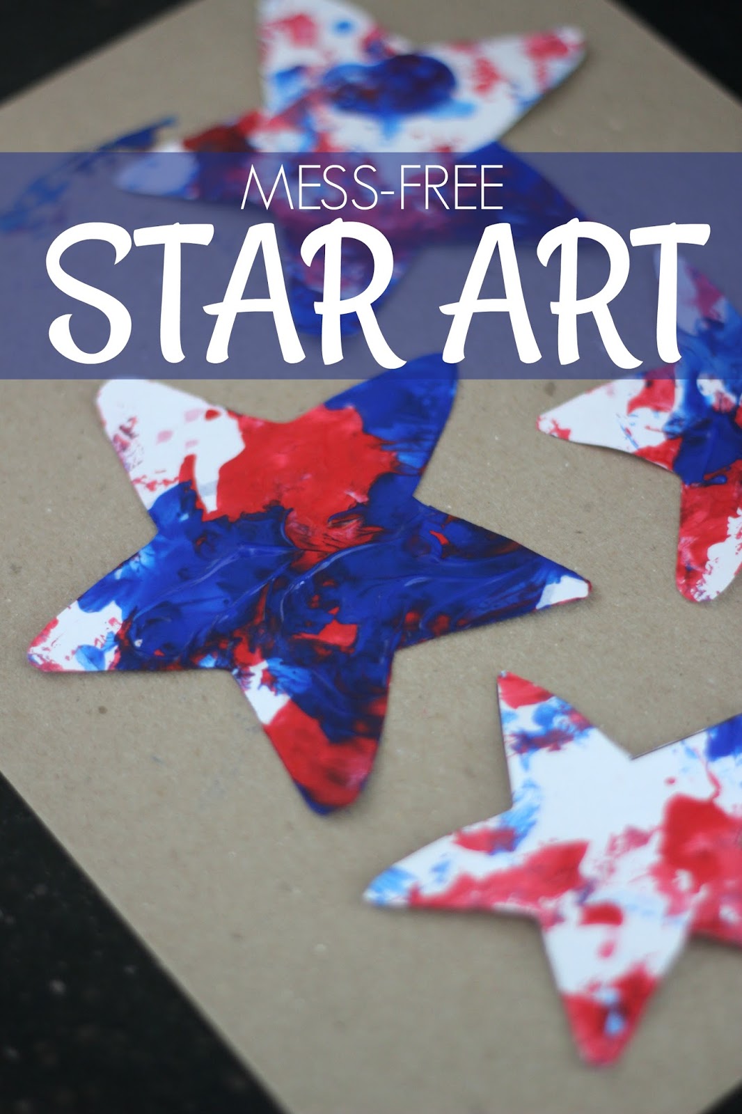 Toddler Approved!: Mess Free Patriotic Star Painting