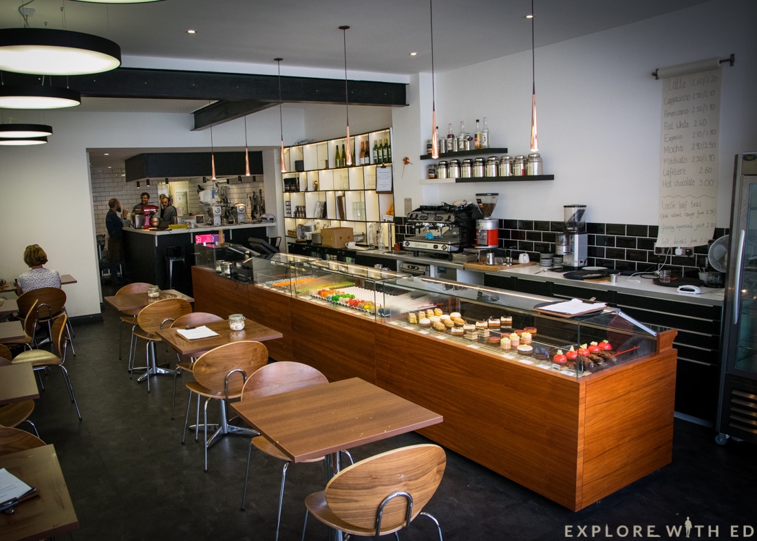 Inside Cocorico Patisserie
