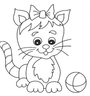  Coloring Sheets on Cute Cats And Dogs Coloring Pages For Print