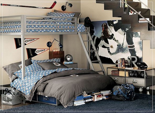 Dormitorio Azul para Jovencito Adolescente | Ideas para decorar