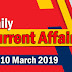 Kerala PSC Daily Malayalam Current Affairs 10 Mar 2019