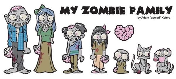 zombie family clipart - photo #2