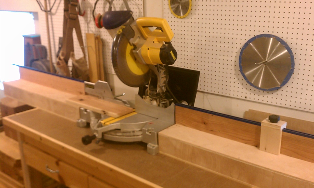 The Atomic Woodworker Miter Saw Station Upgrades