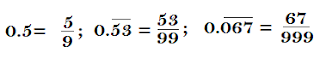 Pure Recurring Decimal example image