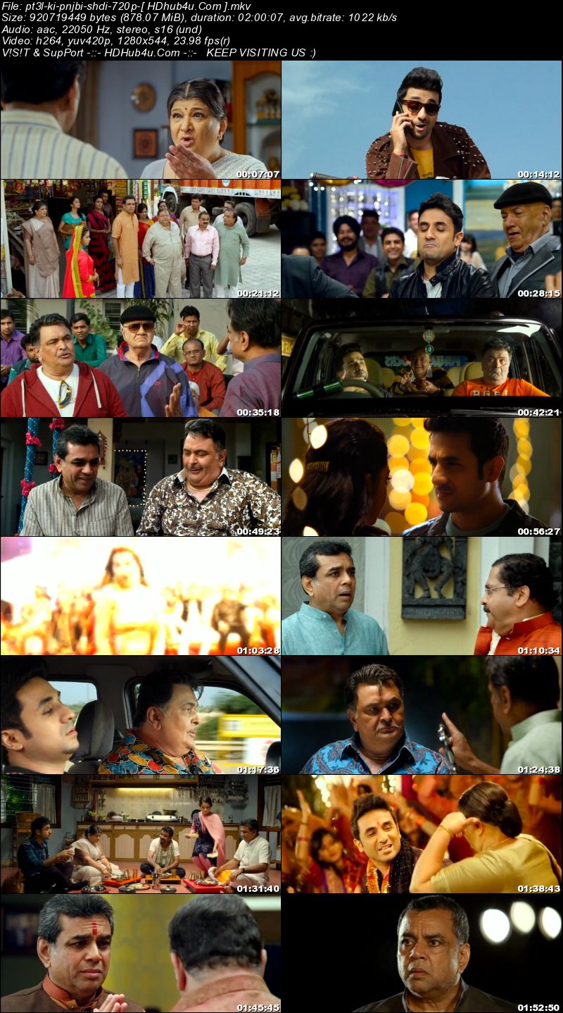 Patel Ki Punjabi Shaadi 2017 300Mb Hindi Movie 480p DVDRip Download