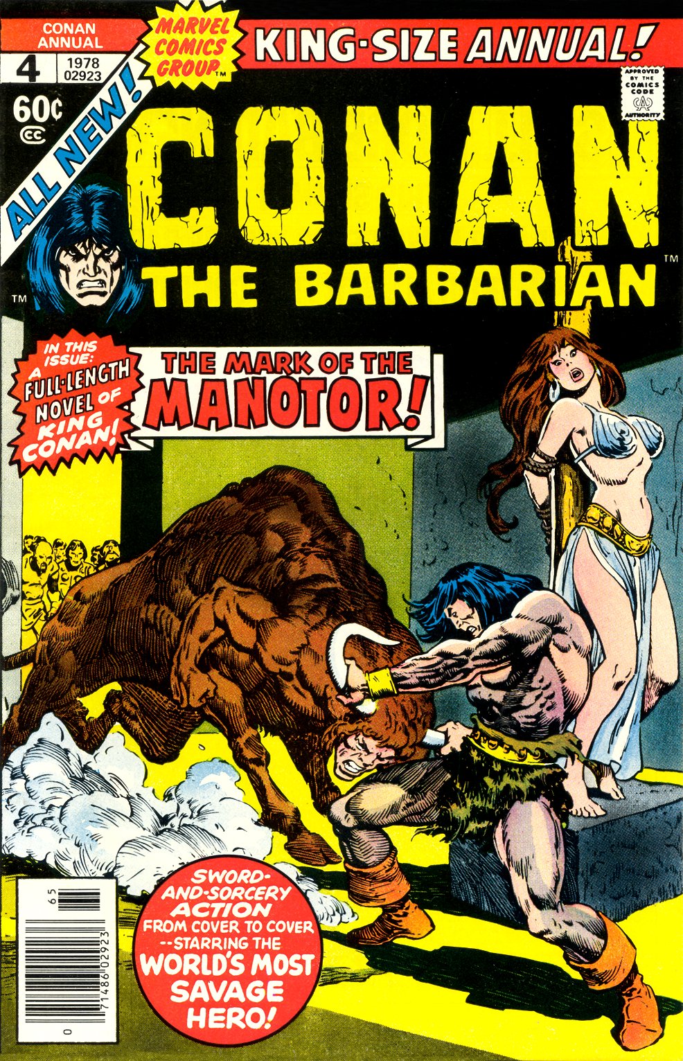 Read online Conan the Barbarian (1970) comic -  Issue # Annual 4 - 1
