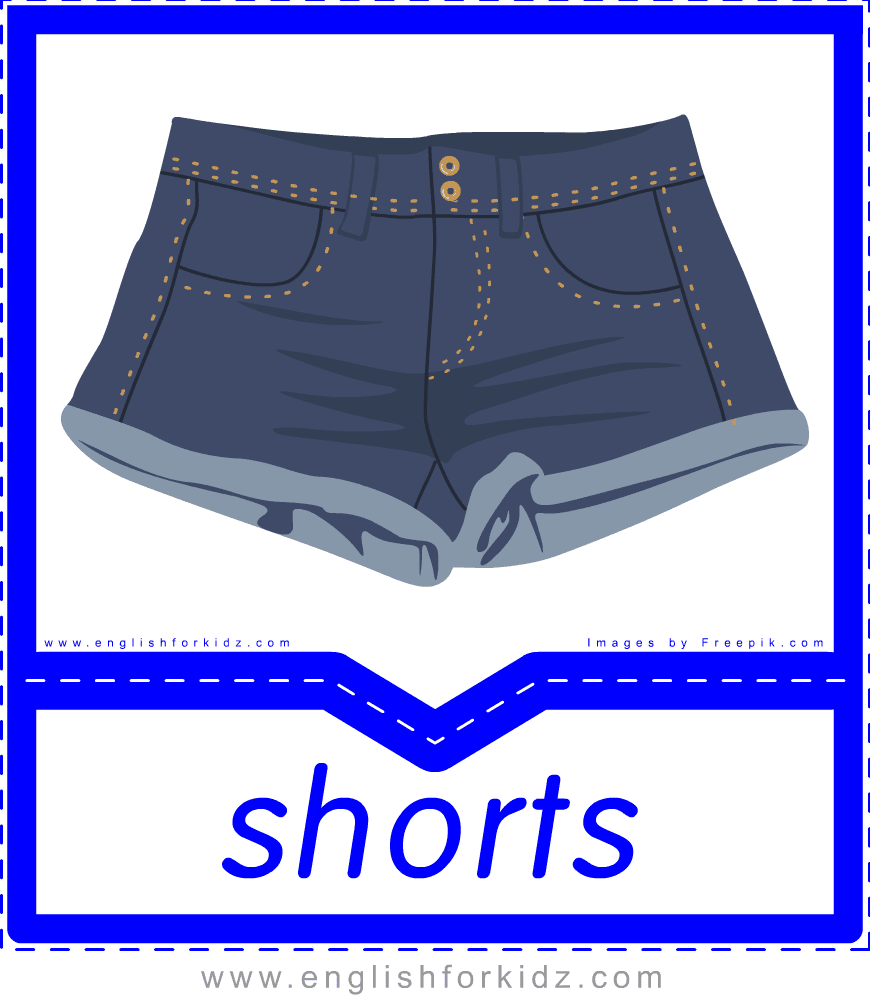 Clothes and Accessories Flashcards. Part 4.