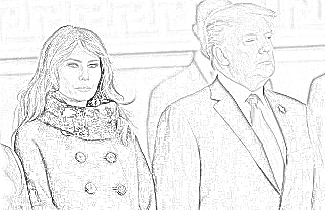 President Donald Trump coloring.filminspector.com