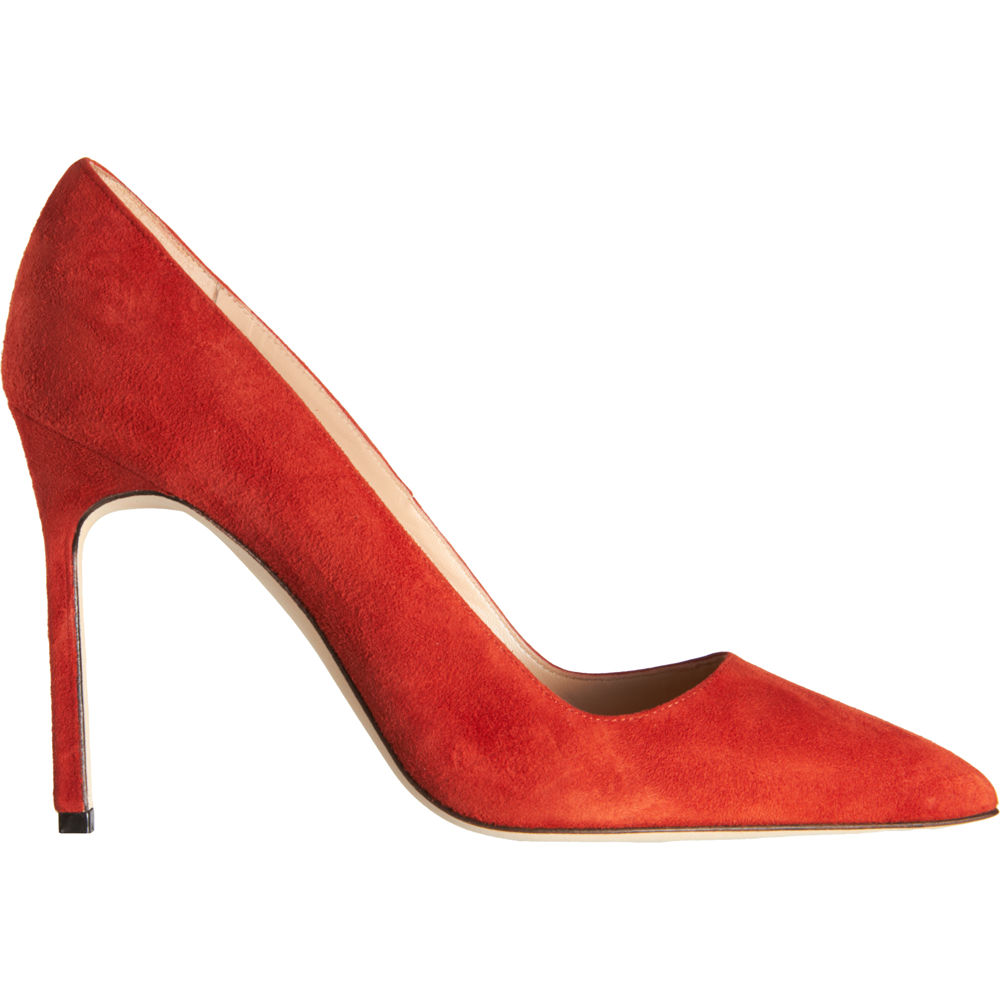 Manolo Blahnik BB Red Suede Pumps : All About Shoes & Accessories