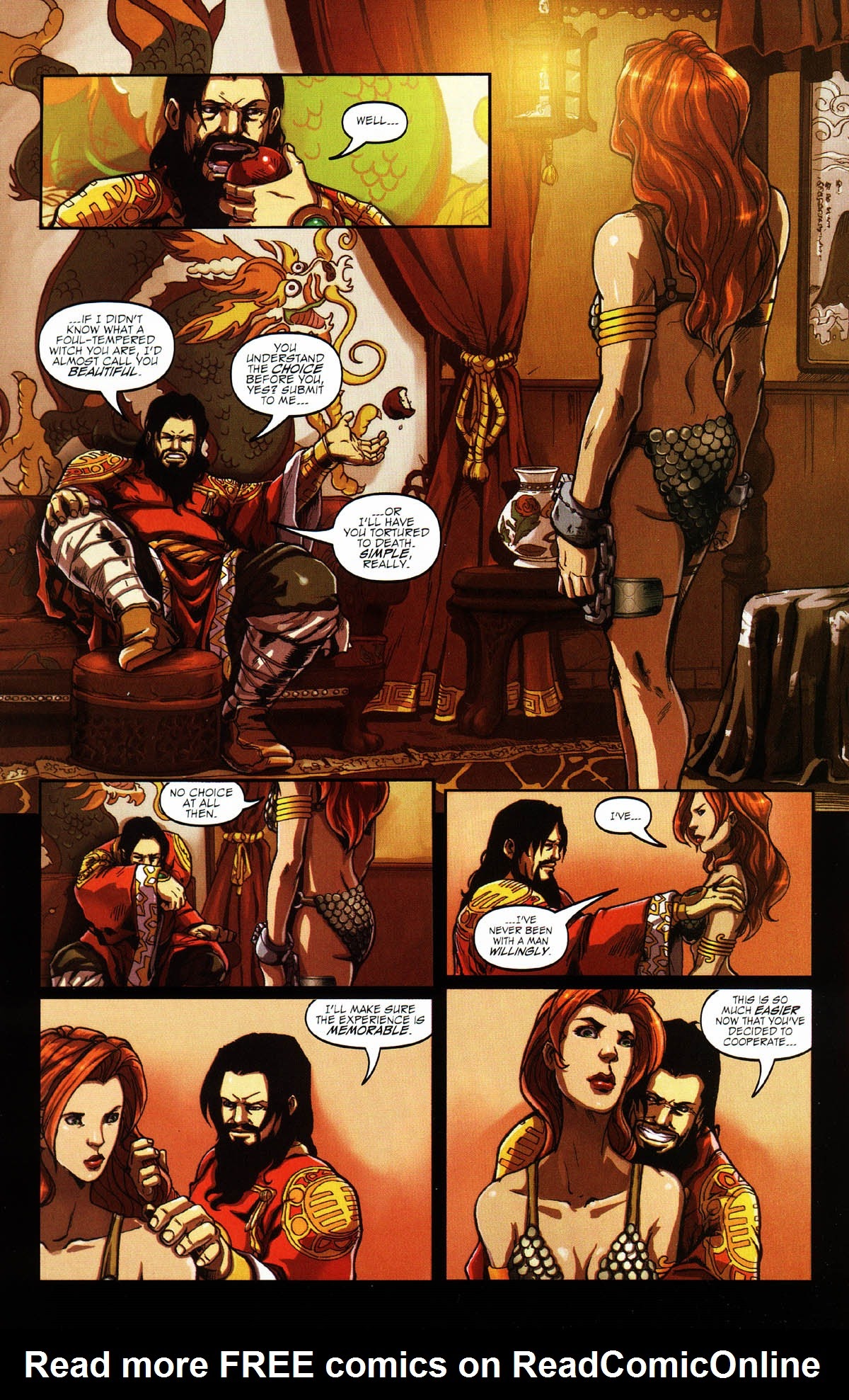 Read online Red Sonja: Sonja Goes East comic -  Issue # Full - 21