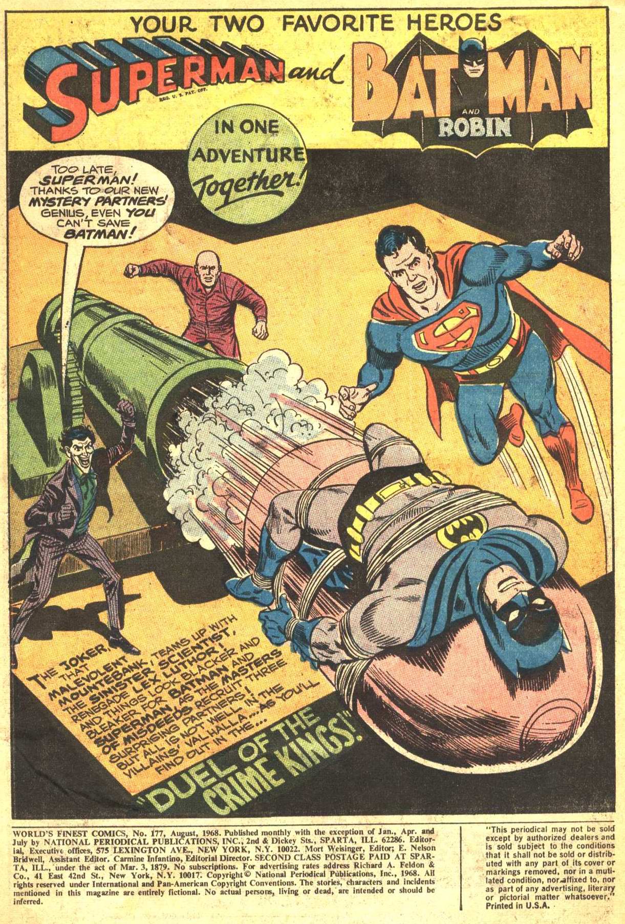 Read online World's Finest Comics comic -  Issue #177 - 2