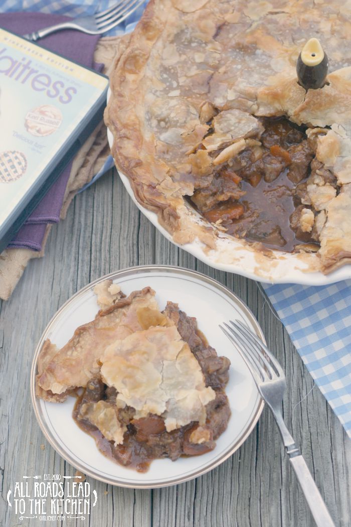 Borrow Your Man Beef and Beer Pie inspired by Waitress