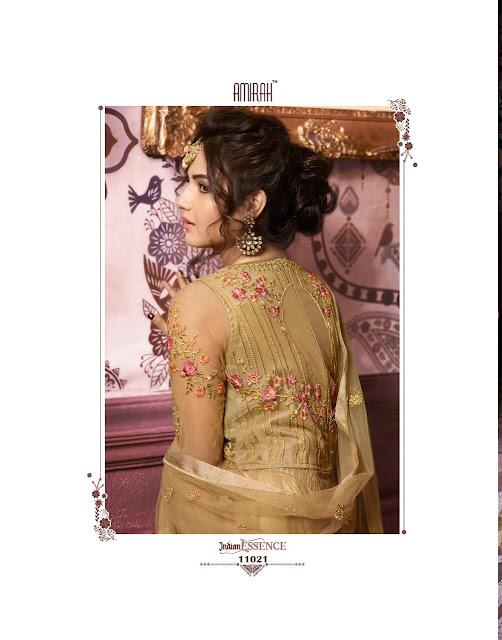 Amirah vol 18 Wedding Salwar kameez  -Indo western gown 