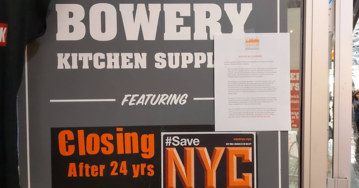 Jeremiah's Vanishing New York Bowery Kitchen Supplies