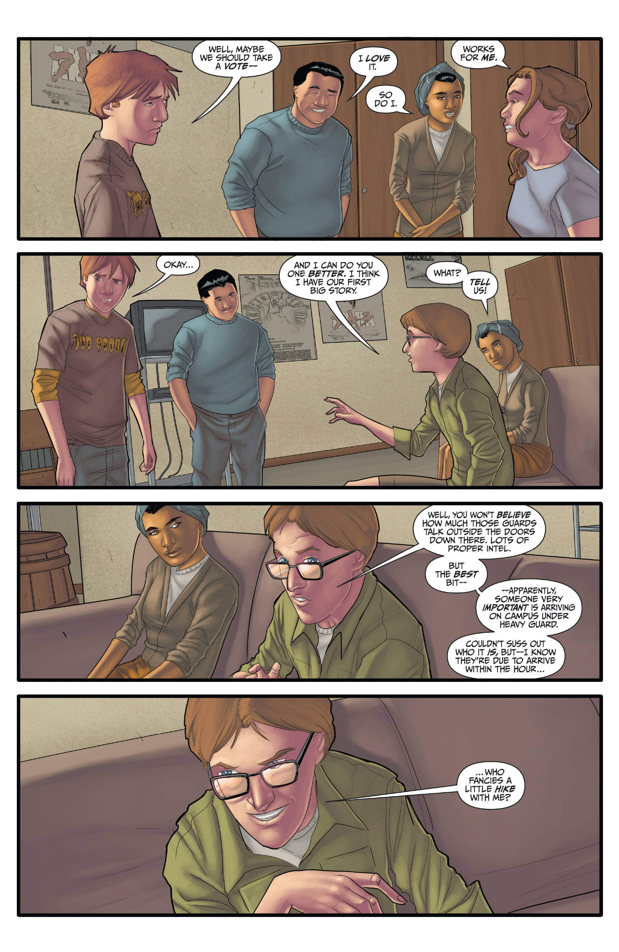 Read online Morning Glories comic -  Issue #36 - 17