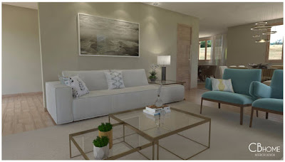Sugestão de Decoração para uma Sala Moderna da CBHome