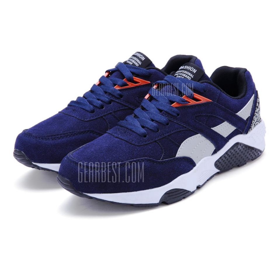 Men Casual Shoes leisure Sports Shoes Fashion Sneakers - ESTATE BLUE