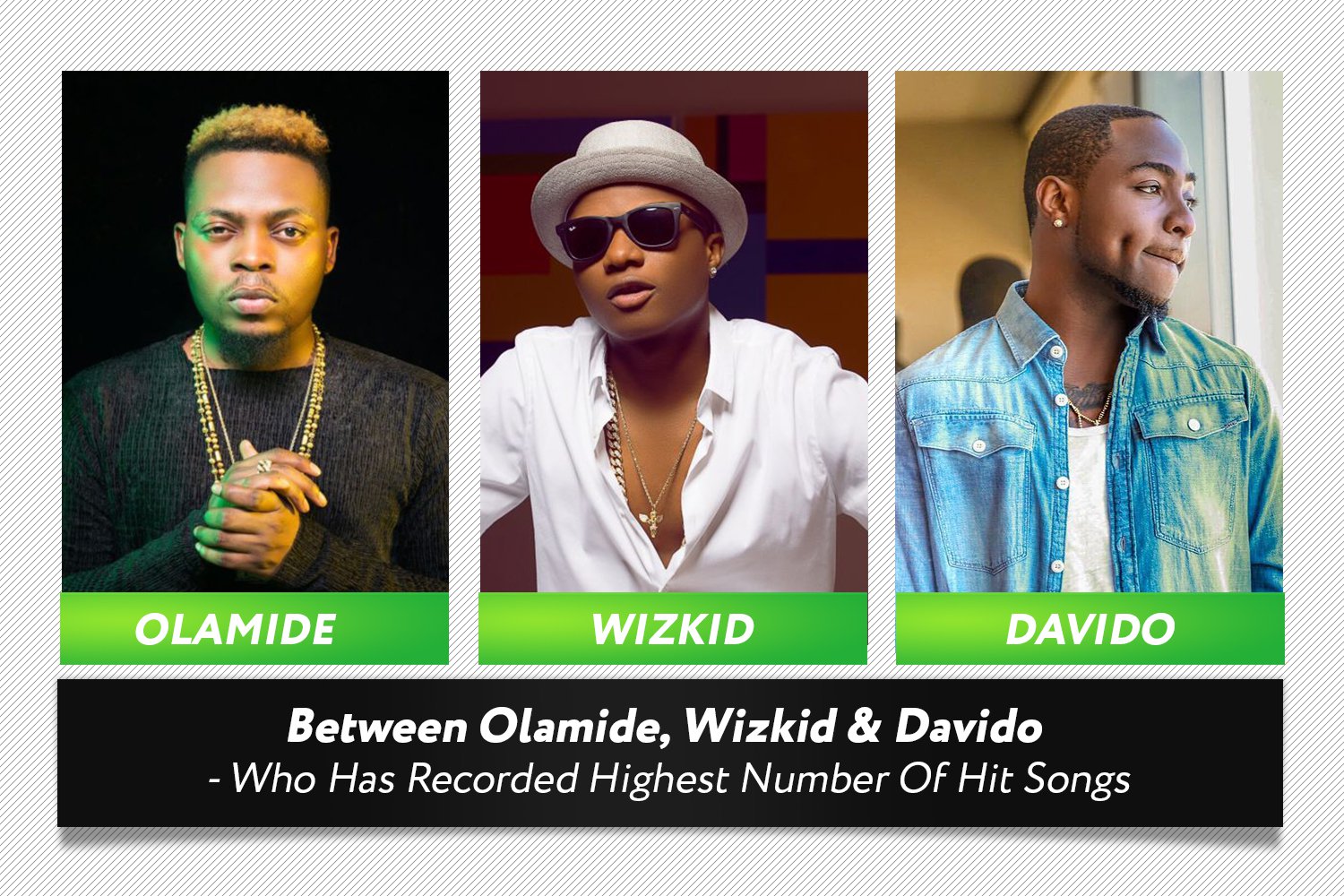 Between Olamide, Wizkid & Davido - Who Has Recorded The Highest Number ...