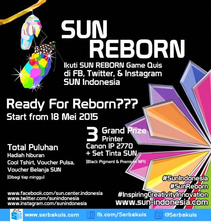 Kuis Sun Reborn Berhadiah Kaos dan Voucher Belanja