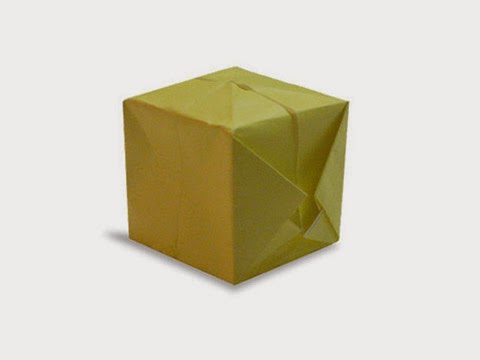 Hướng dẫn cách gấp Hộp rỗng bằng giấy đơn giản - Xếp hình Origami với Video clip - How to make a Balloon