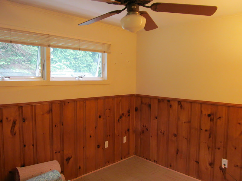 Lovely Beasts Guest Room Makeover with Painted Wood Paneling