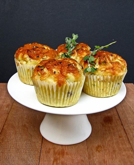 Cheese and Onion Muffins