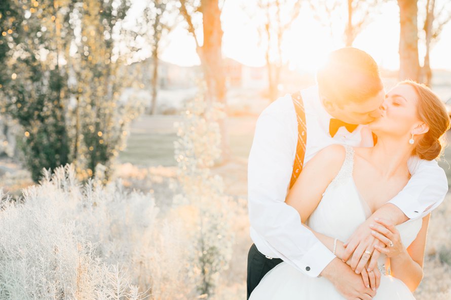 Classic cream and green wedding in the desert by Something Minted Photography