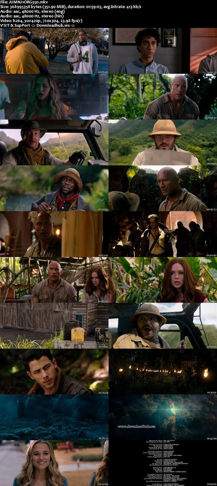 Jumanji Welcome to the Jungle 2017 Hindi Dual Audio 480p BluRay Free Download