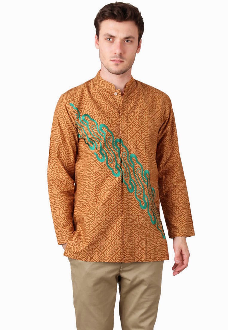 Model Baju Muslim Batik Terbaru untuk Pria