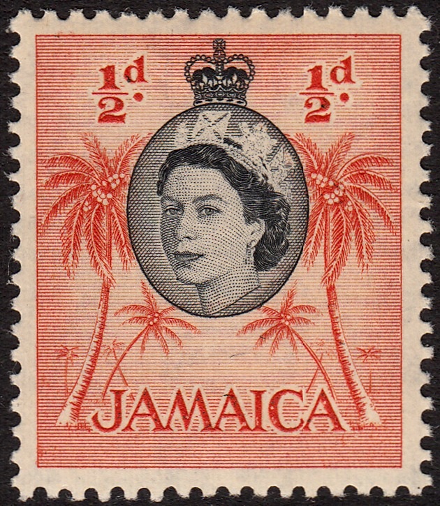 Engraved Stamps! Jamaica 1956 Definitives