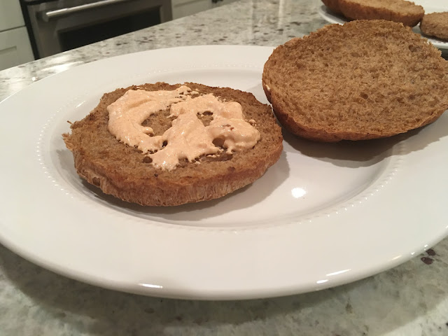 Goat Cheese and Onion Burgers with Garlic Goat Cheese Aioli | The Lowcountry Lady