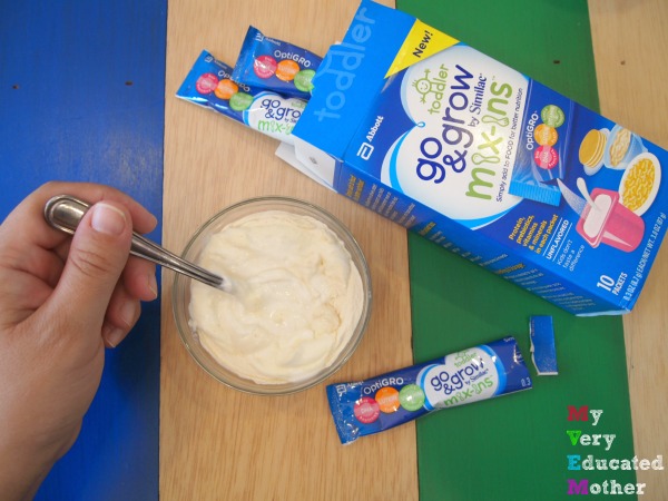Go & Grow by Similac® MIx-Ins™ [spon] in yogurt!
