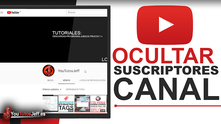 Como Ocultar mis Suscriptores en Youtube - Fácil