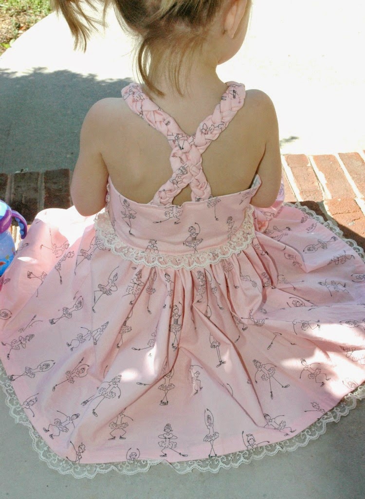 Braided Ballerina Dress for little girls
