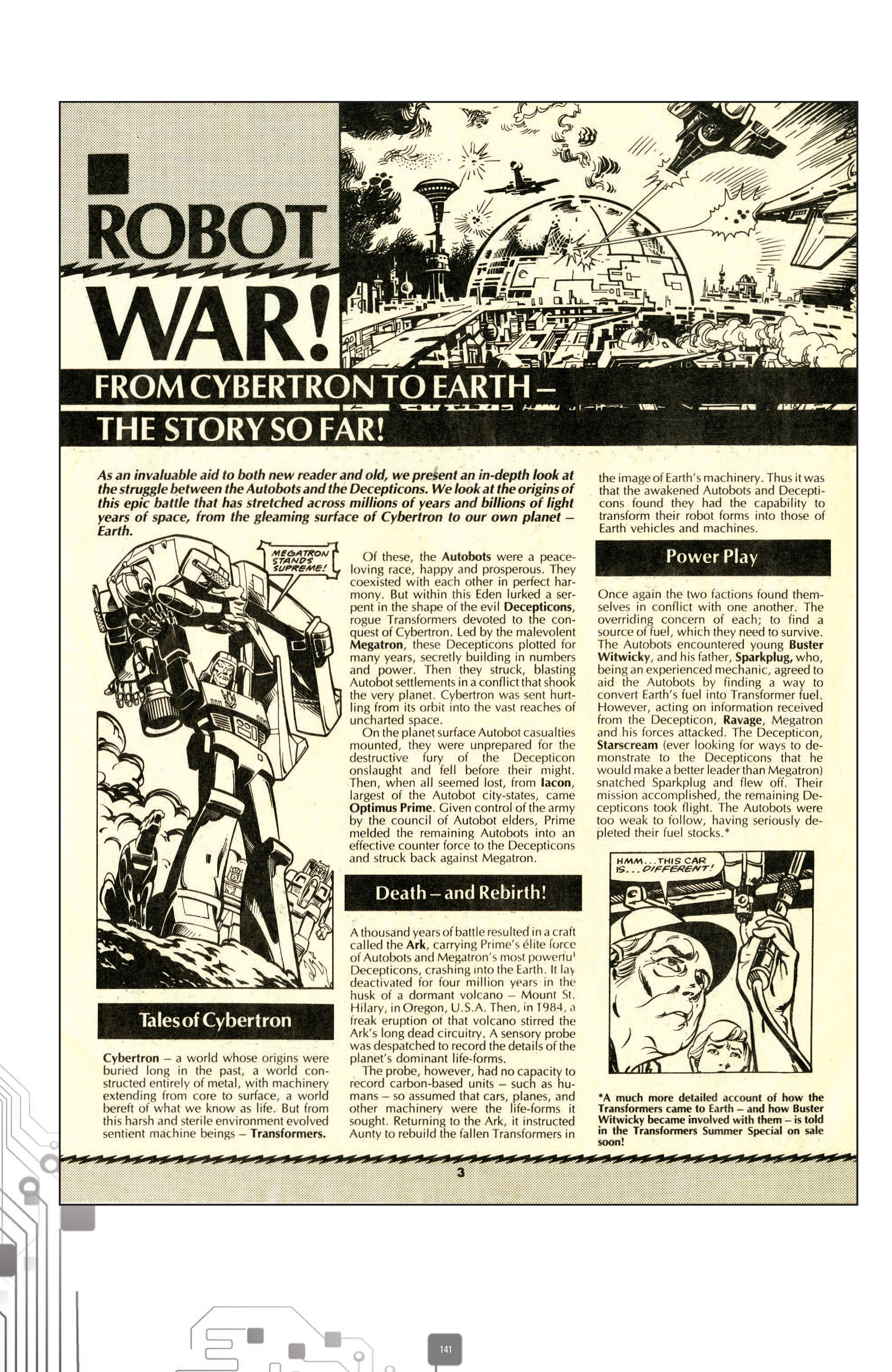 Read online The Transformers Classics UK comic -  Issue # TPB 1 - 142