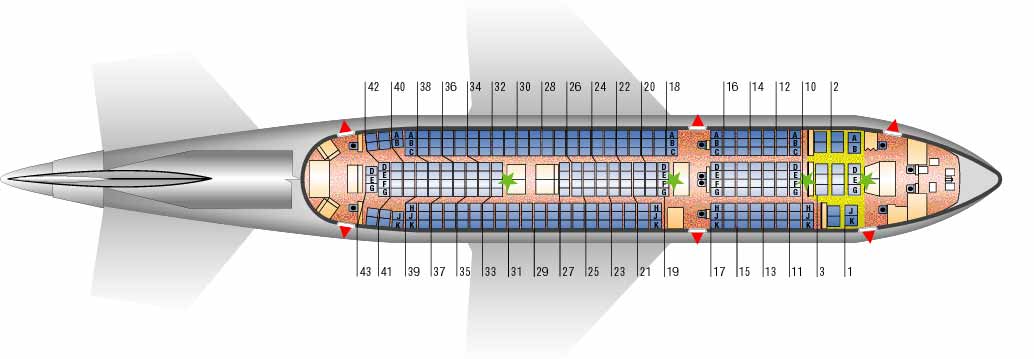 L1011 Seating Chart