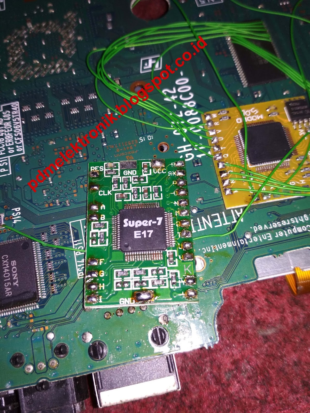 Cara Mengretepalincarablog Modchip Ps2 Slim/Tipis Pdm Elektronik