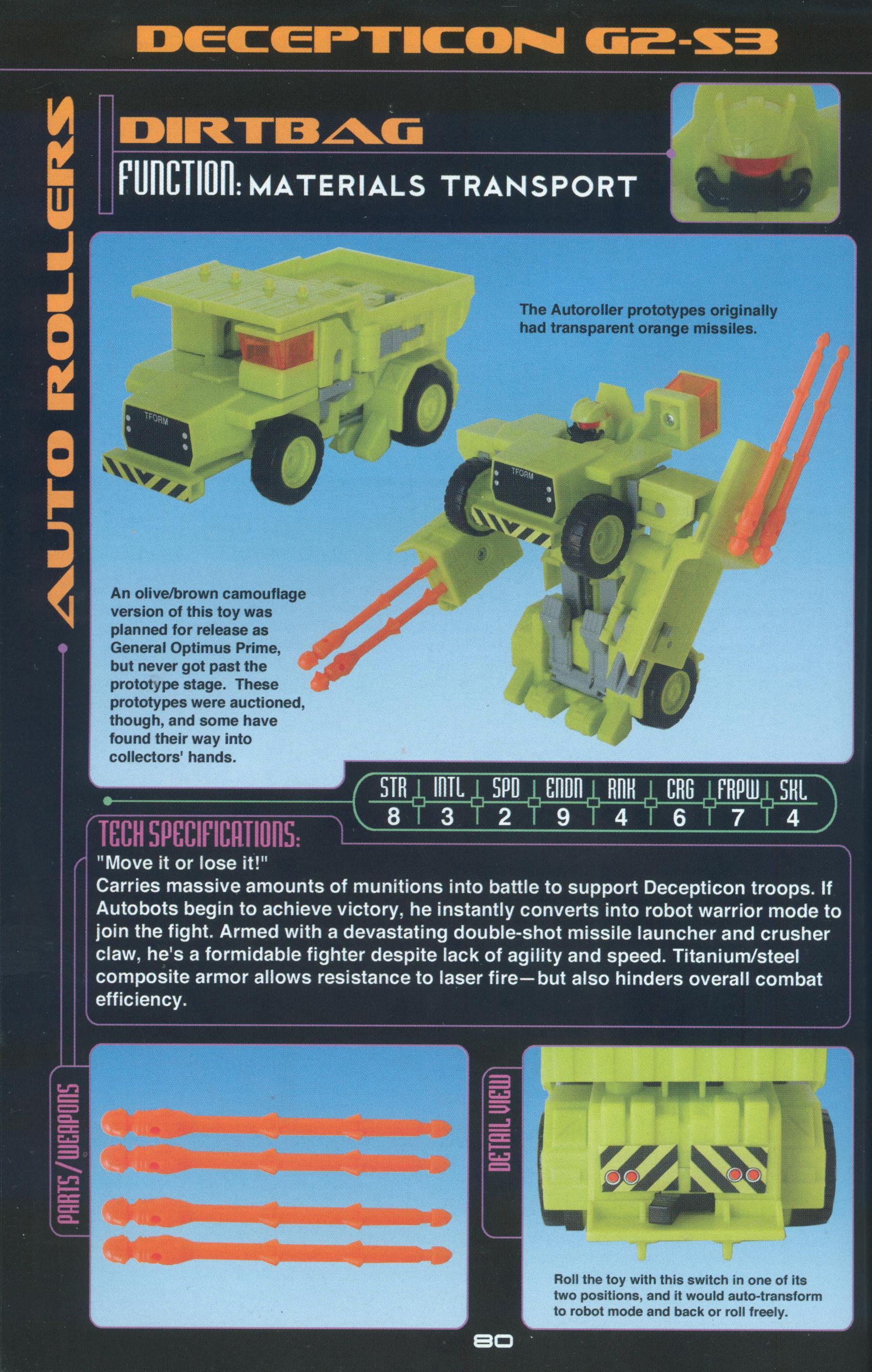 Read online Cybertronian: An Unofficial Transformers Recognition Guide comic -  Issue #6 - 82
