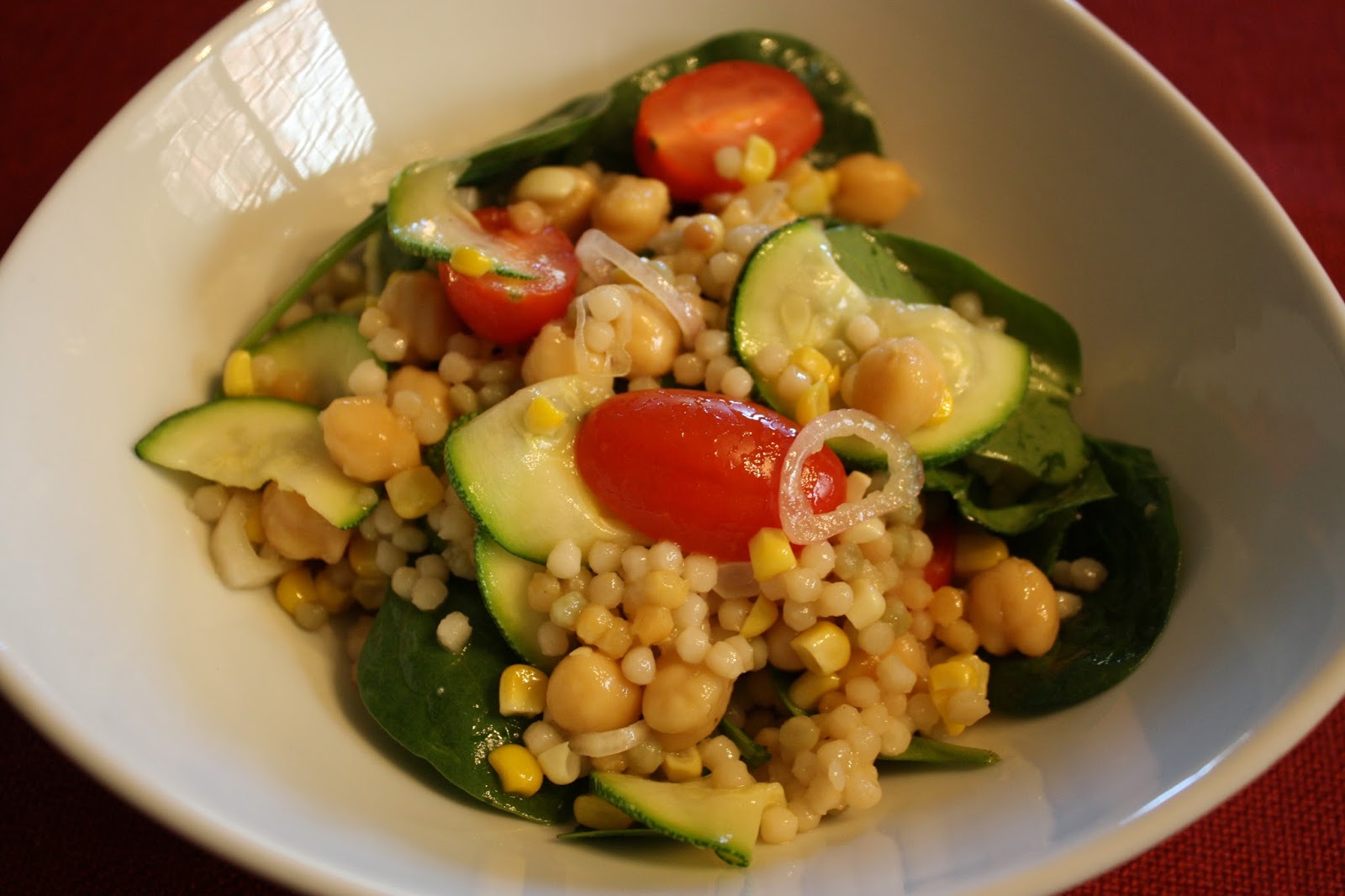 LactoseFree Girl Rainbow Couscous Salad