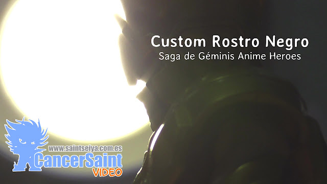 Custom sencillo Rostro Negro Saga de Géminis Anime Heroes