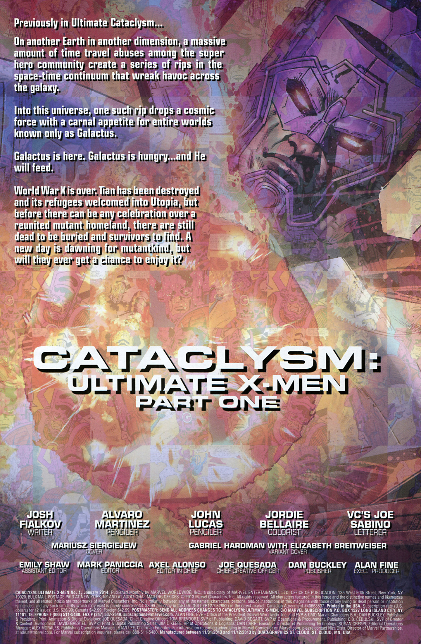Read online Cataclysm: Ultimate X-Men comic -  Issue #1 - 3