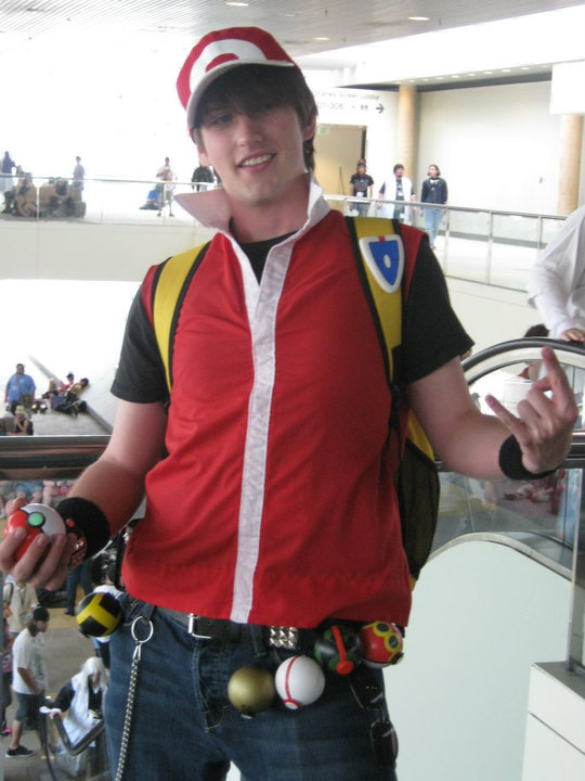 Canis Panthera Cosplay: Red (Trainer) from Pokemon