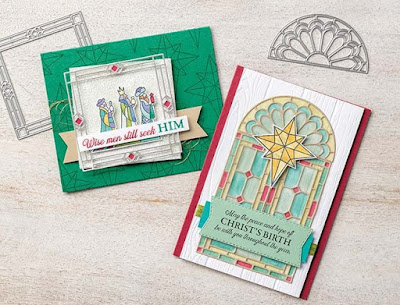 9 Illuminated Christmas Stained Glass Projects ~ 2018 Stampin' Up! Holiday Catalog