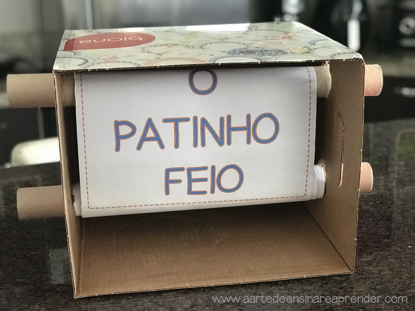 COMO FAZER UM JOGO DE LABIRINTO - Reciclável feito com papelão - DIY 