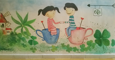 Họa sĩ vẽ tranh tường 3D tại Bình Dương hoa si ve tranh tuong 3D Binh Duong