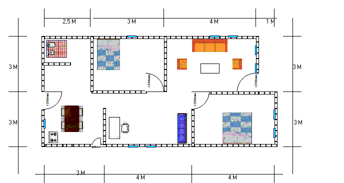 Desain Rumah Minimalis Ukuran 5 X 11