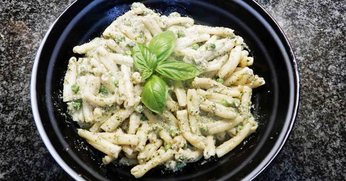 . On the MENU This Week. Basil and Ricotta Cheese Pesto Pasta